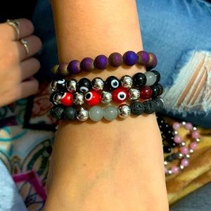 I have these bracelets for sale.I made them.I can make them any color you’d like